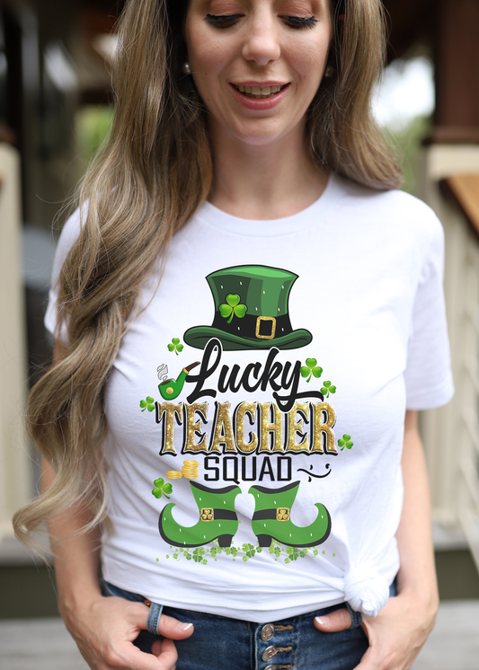 Lucky Teacher Squad Tee