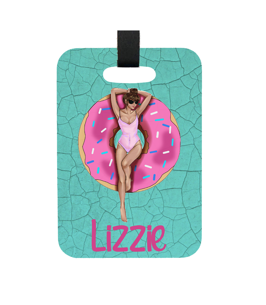 Floatie Girl Personalized ID Tag